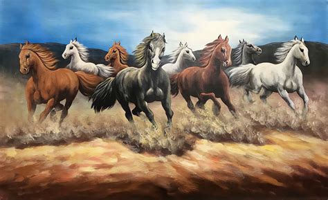 8 running horses feng shui placement